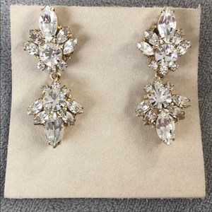 BHLDN Ti Adoro Zahra Earrings Swarovski Gold
